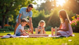 Jeux en bois pour l'extérieur : des activités parfaites pour des moments familiaux d'été inoubliables