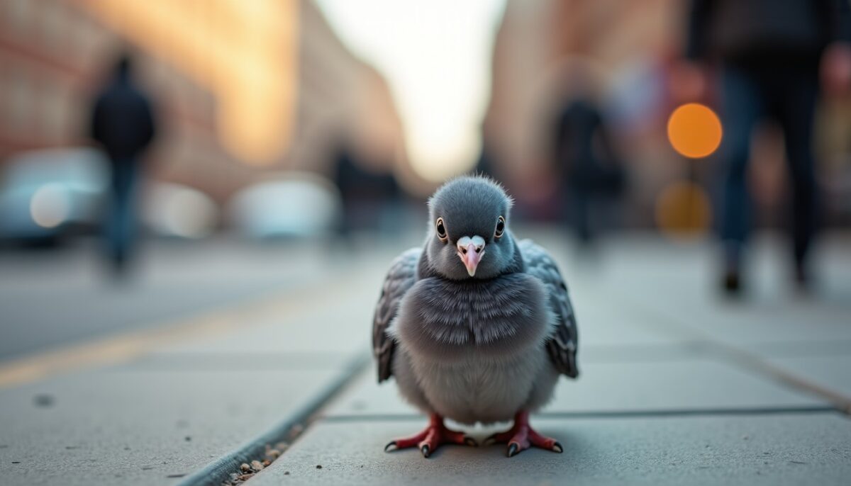 Bébé pigeon en danger : identifier un oisillon en détresse et savoir comment lui venir en aide